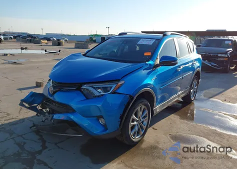 2017 Toyota Rav4 Hybrid Limited из США, поврежденный, VIN JTMDJREV7HD119238